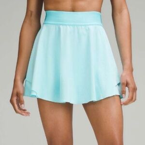 LULULEMON NWT New Court Rival HR Skirt Skort in Cyan Blue Size 10